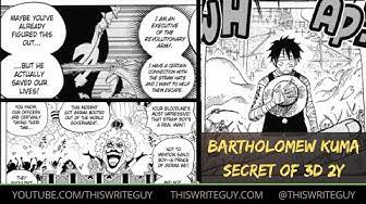 'Video thumbnail for Bartholomew Kuma | Secret of the 3D 2Y | One Piece Theory #shorts #onepiece #youtubeshorts'