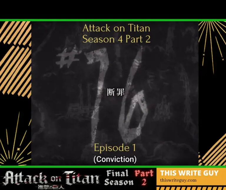 Attack on Titan Season 4 Part 2 Episode 1 Summary