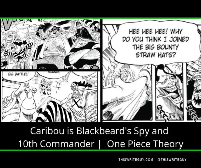 Caribou is Blackbeard’s Spy and 10th Commander  Caribou’s Goal in Wano  One Piece Theory