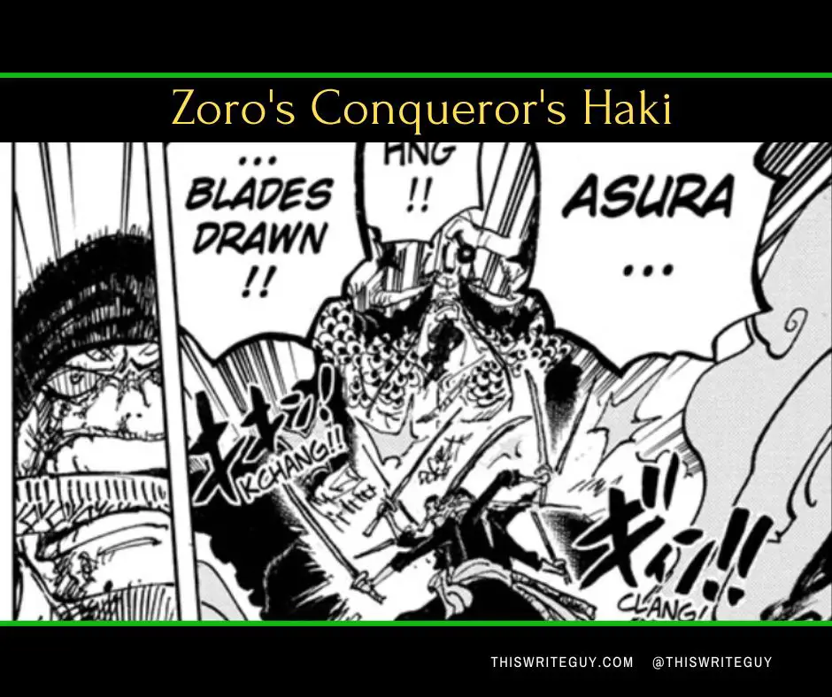 Zoro Asura vs Kaido Advanced Conquerors Haki | One Piece 1010 - This ...