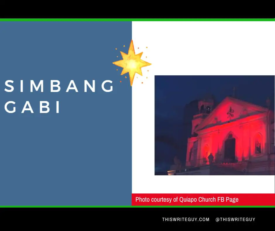 Simbang Gabi 2024 Schedule Online Mass Misa de Gallo