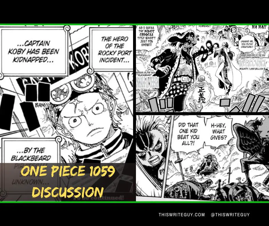 Captain Koby is Missing | The Seraphims vs Blackbeard vs Boa Hancock | Shakky’s History | One Piece 1059 Review and Discussion