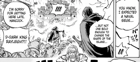Rayleigh expected a naval seige